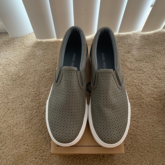 Jenn Ardor Slate Gray Slip Om Sneakers - Picture 2 of 5